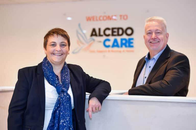 Jo and Andy Boardman - homecare.co.uk award