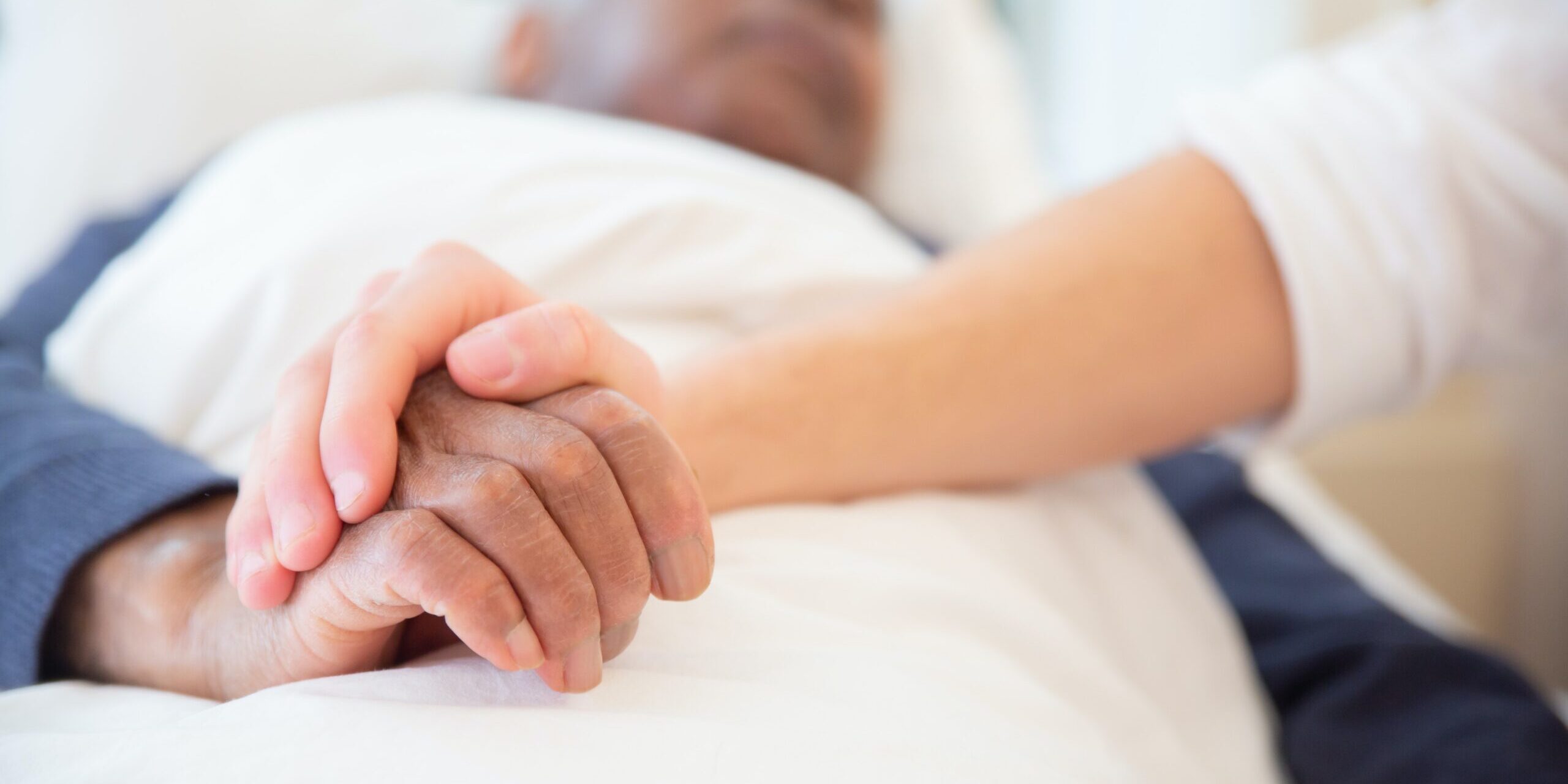 Holding hands pallative care