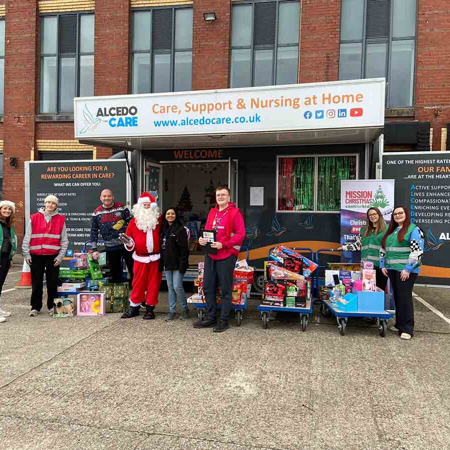 Alcedo Care donates £4000 to children's charities
